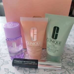 NEW Clinique Skin Care + Mascara Kit | Set of Four